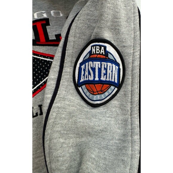 Vintage 1990s Chicago Bulls NBA Embroidered Pullover Sweater Sweatshirt Large - Picture 7 of 8